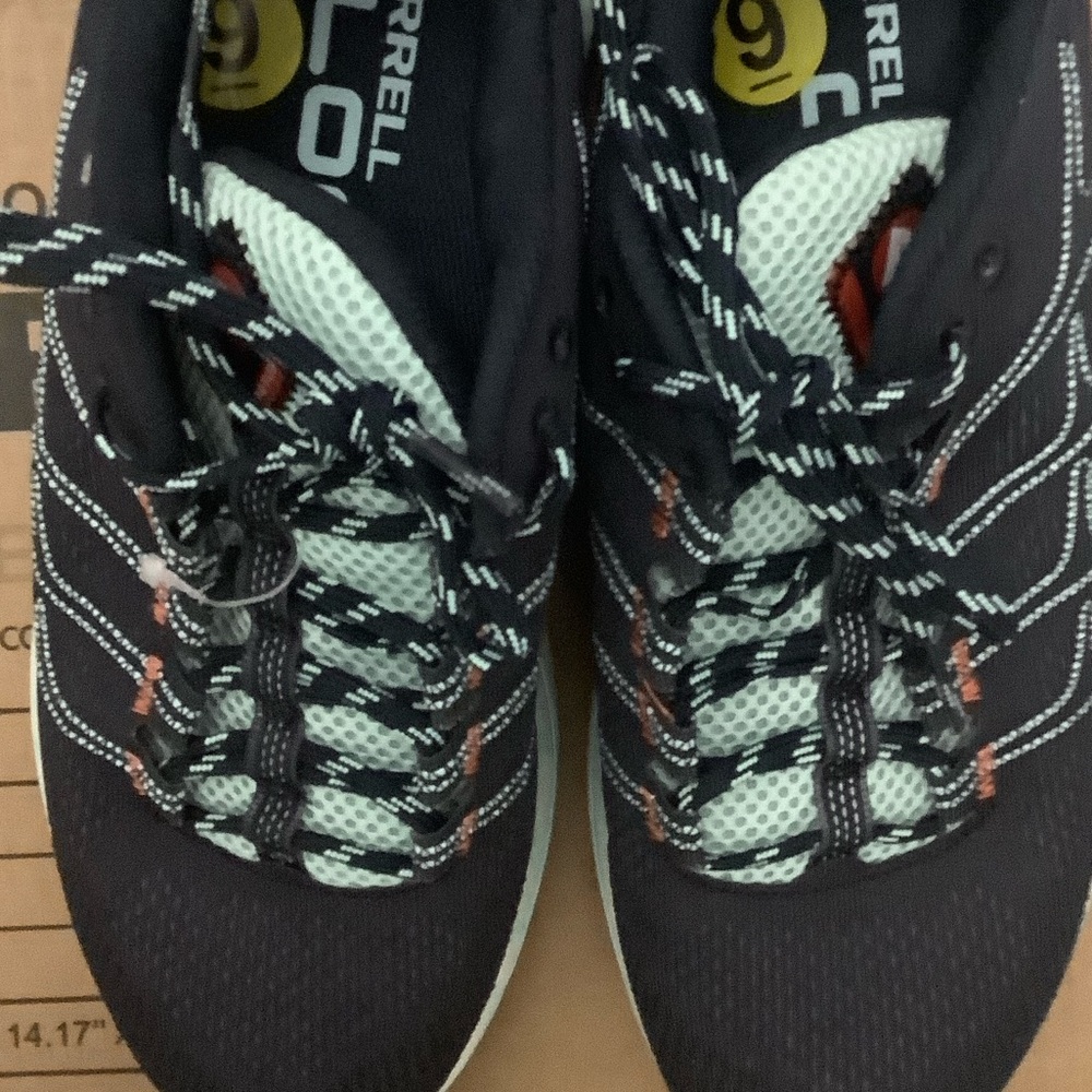 Merrell Men's Black and White Athletic Shoes
